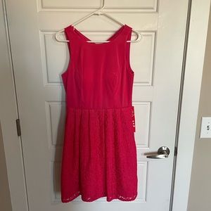 Brand new, never worn pink dress, size 8